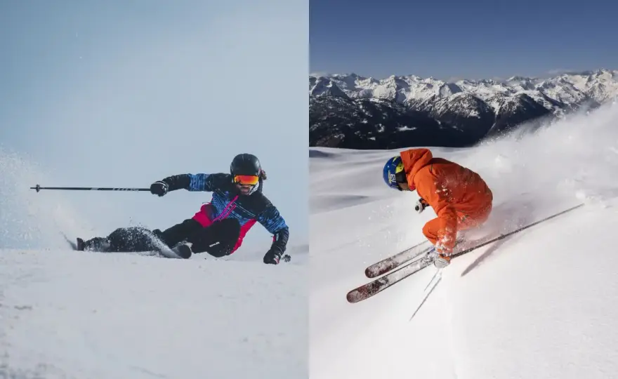 Anatomía del esquí - Elige el correcto para cada nieve