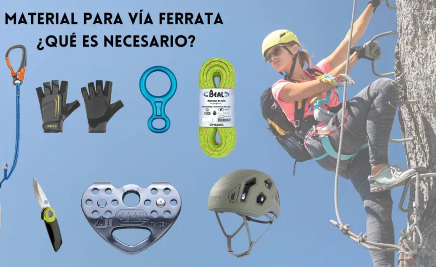 Material de escalada y ferrata - Guía para comprar bien en España